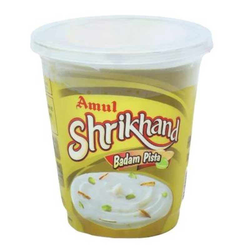 AMUL SHRIKHAND ALMOND PISTA 500GM