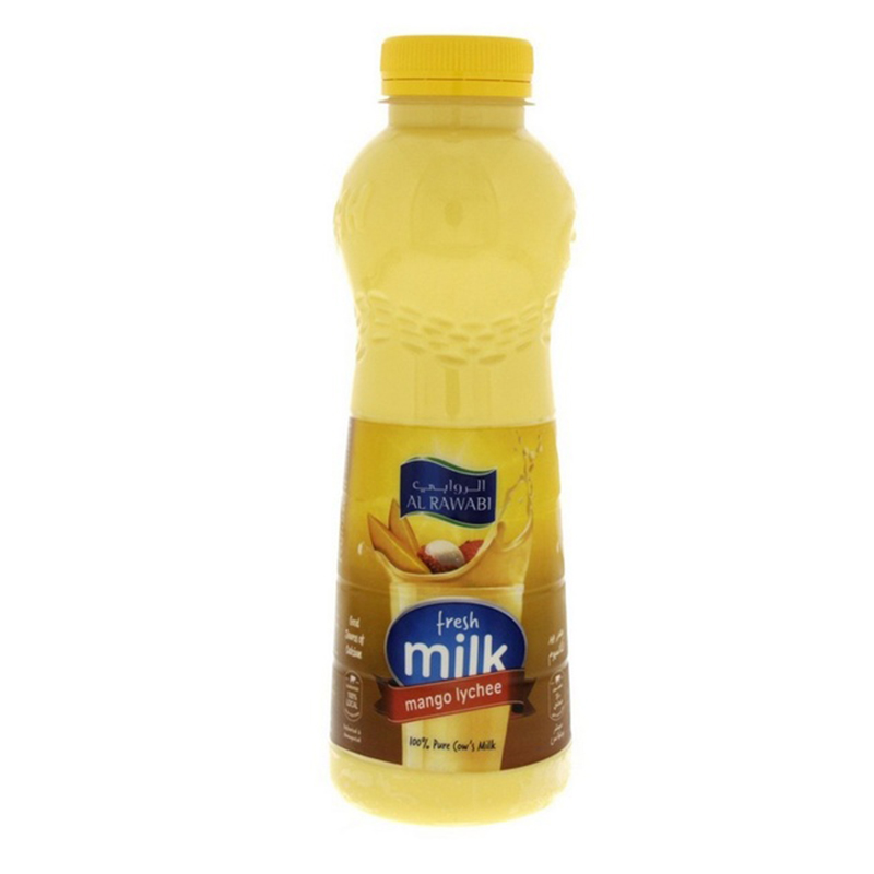 AL RAWABI MANGO LYCHEE MILK 500ML