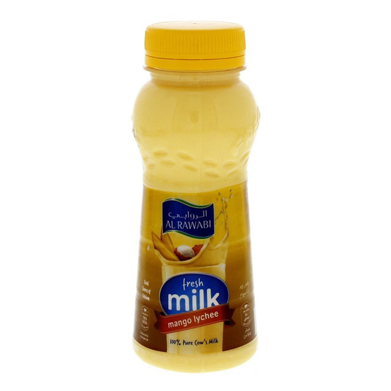 AL RAWABI MANGO LYCHEE MILK 200ML