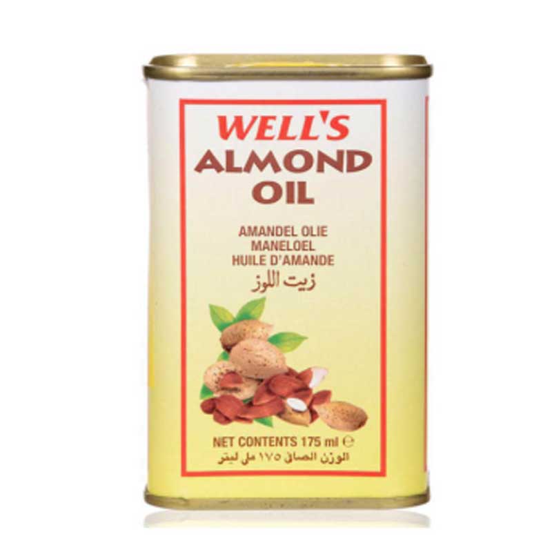 WELLS ALMOND ED OIL 175ML TIN