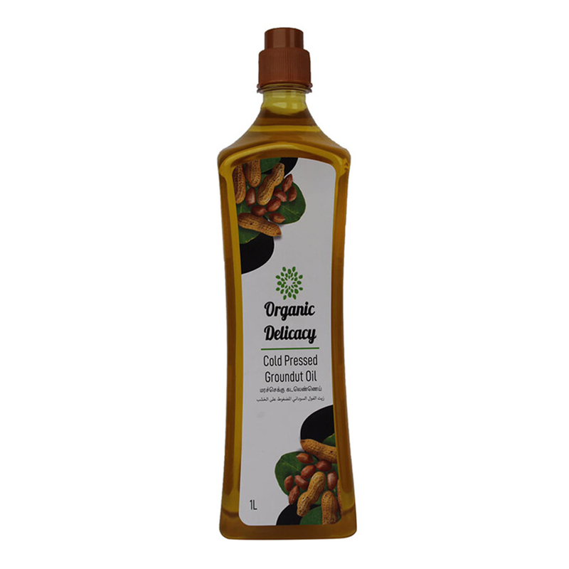 ORGANIC DELICACY C P GROUNDNUT OIL 1LTR