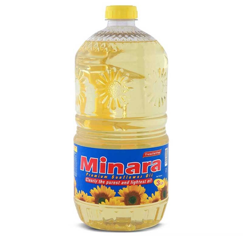 MINARA  SUNFLOWER OIL 3LTR