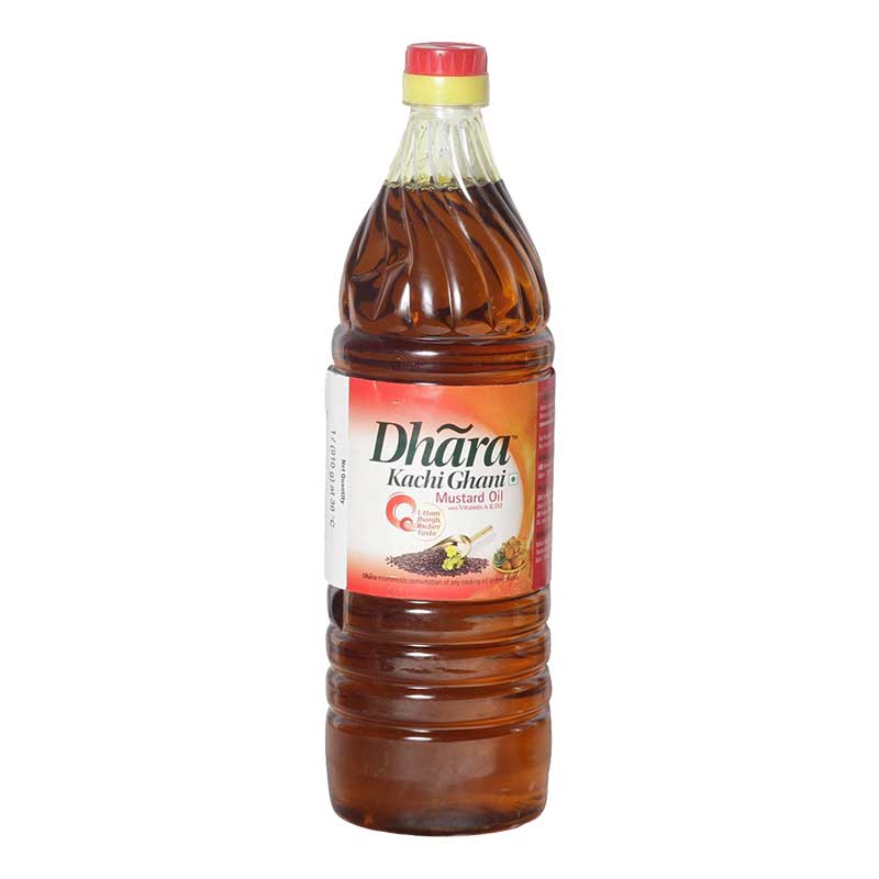 DHARA KACHI GHANI MUSTARD OIL 1LT BTL