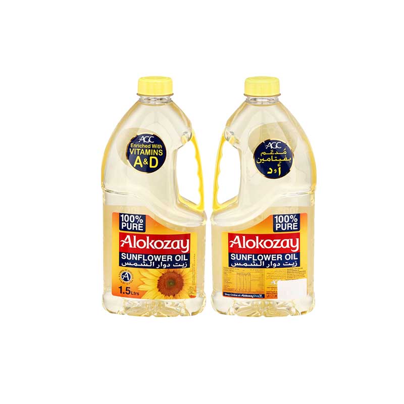 ALOKOZAY SUNFLOWER OIL  2X1.5LTR