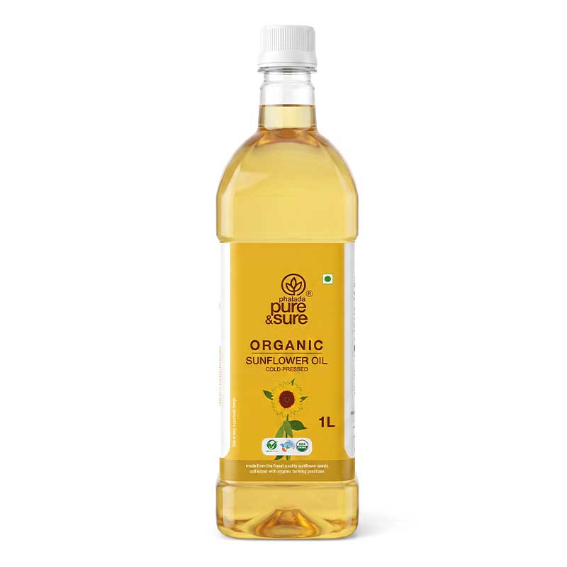 PURE &amp; SURE ORGANIC SUN FLOWER OIL 1LT
