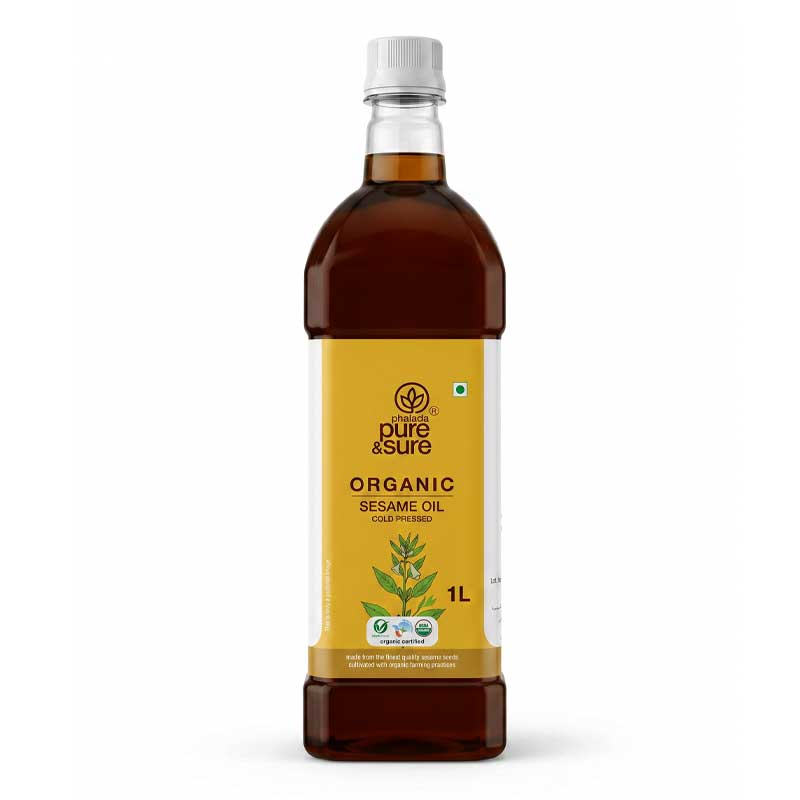 PURE &amp; SURE  ORGANIC BLACK SEASMI OIL 1LT