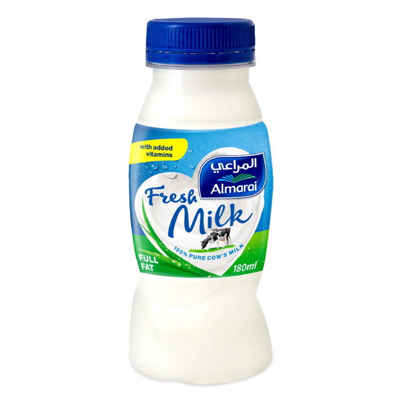 ALMARAI MILK FF ADDED VITAMINS 180ML
