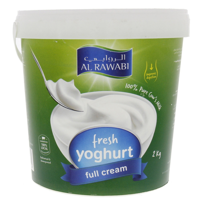 AL RAWABI FULL CREAM YOGHURT 2 KG