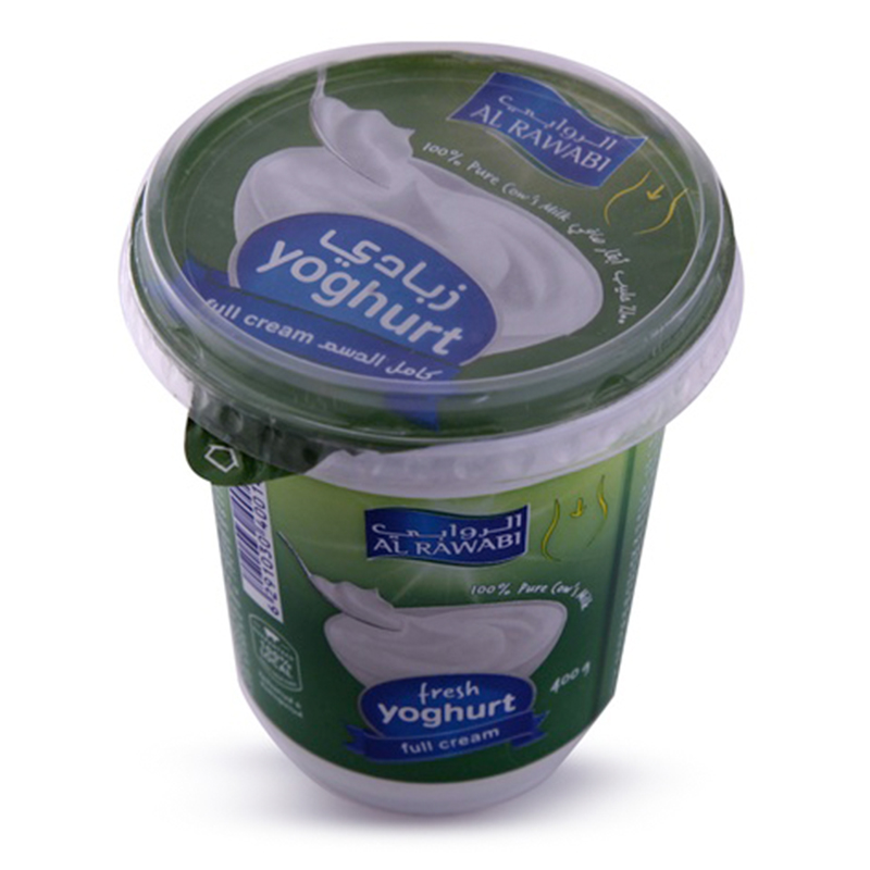 AL RAWABI FULL CREAM YOGHURT 400GM