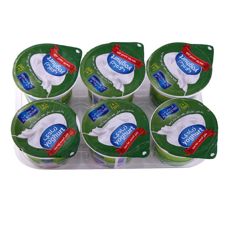 AL RAWABI LOW FAT YOGHURT 6X90GM