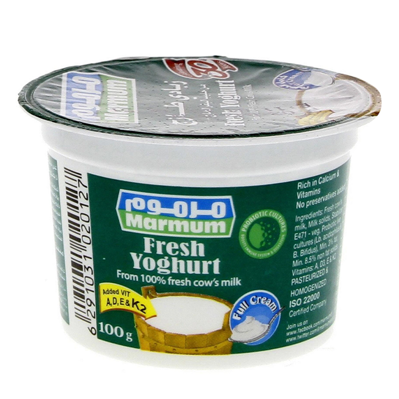 MARMUM NATURAL YOGHURT 6X100GM