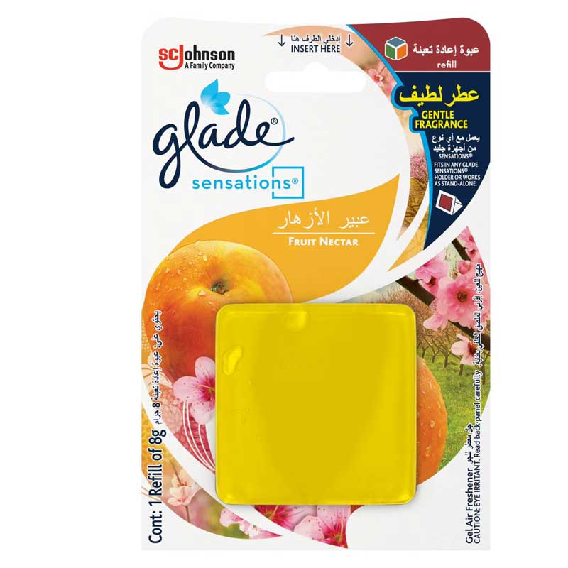 GLADE SENSATIONS REFILL FRUIT NECTAR 8GM