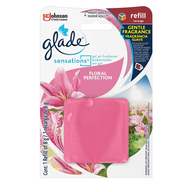 GLADE SENSATIONS EFILL FLORAL PERFECTION 8GM