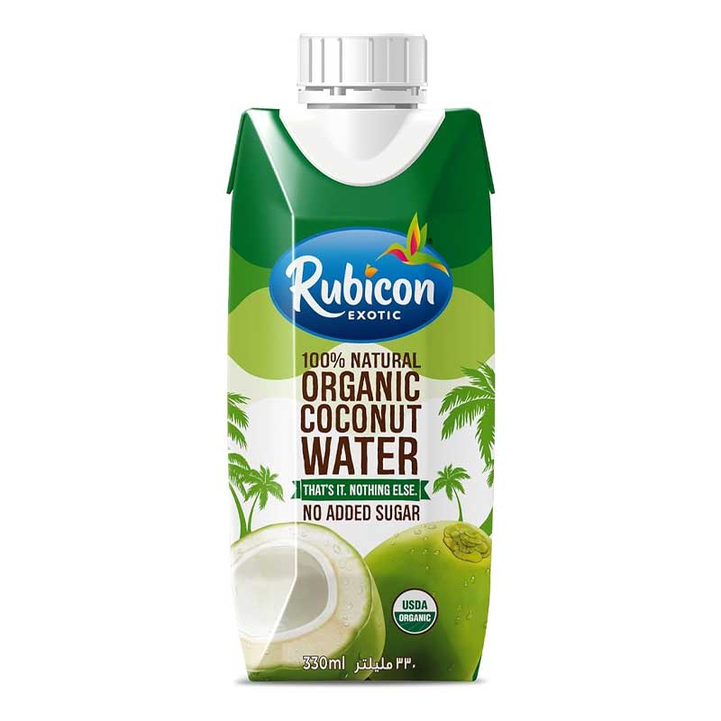 RUBICON SPKL JUICE ORG COCONUT WATER 330ML
