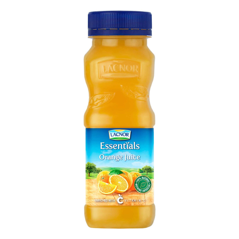 LACNOR ES SL 100% ORANGE JUICE 200ML