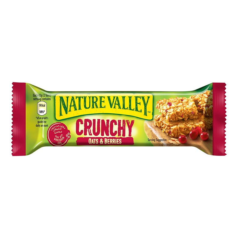 NATURE VALLEY CRUNCHY OATS &amp; BERRIES 42GM