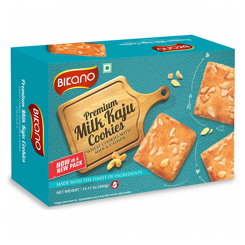 BIKANERVALA MILK KAJU COOKIES 400GM