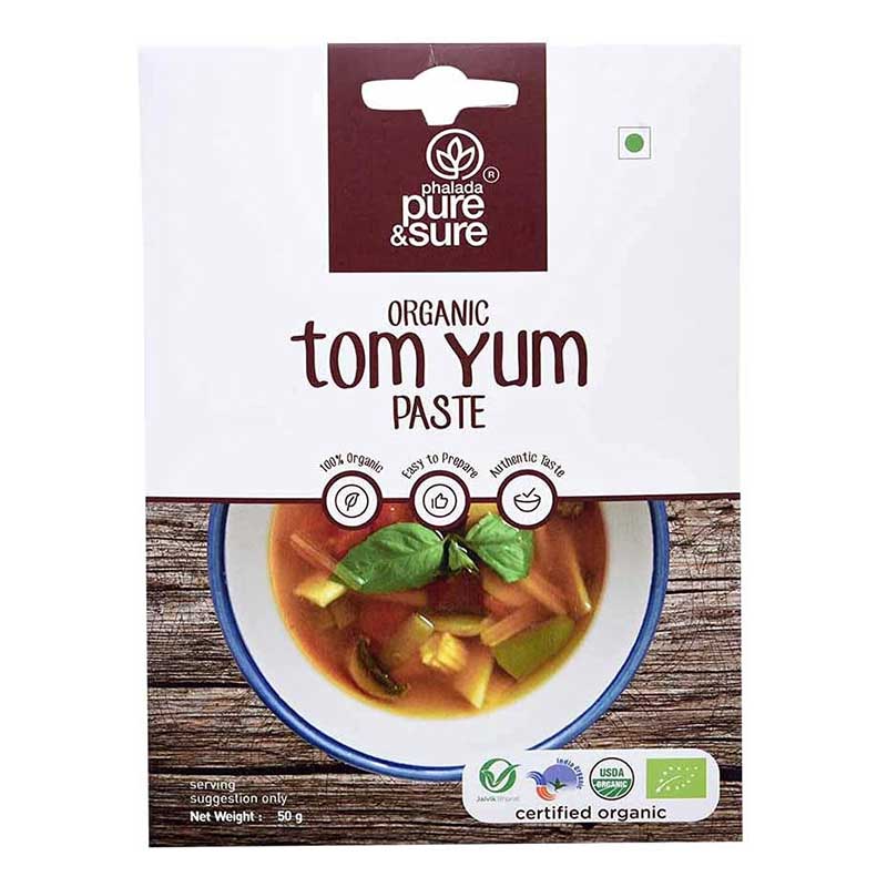 PURE &amp; SURE  ORGANIC RED CURRY PASTE 50GM