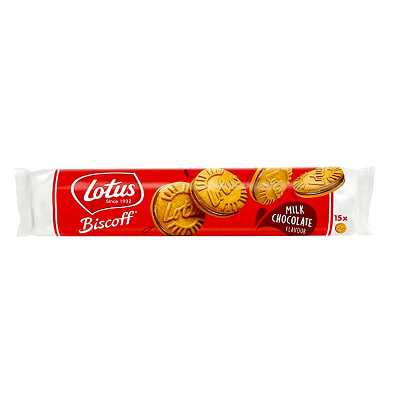 LOTUS BISCUIT MILK CHOC 150GM