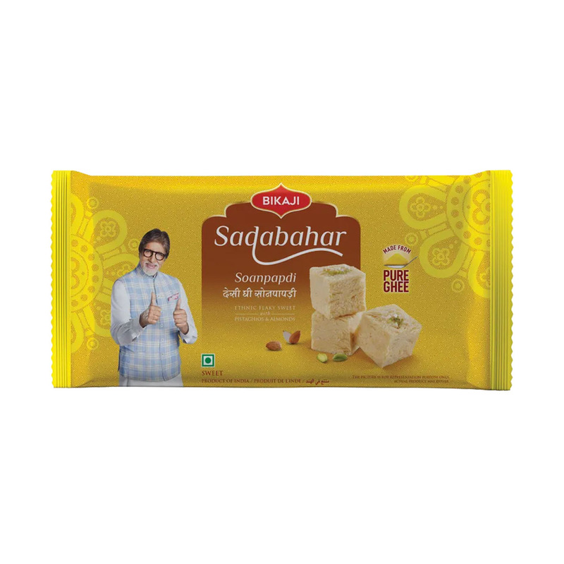 BIKAJI SOAN PAPDI SADA BAHAR PURE GHEE 200GM