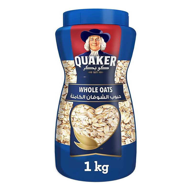 QUAKER WHOLE OATS 1KG PET