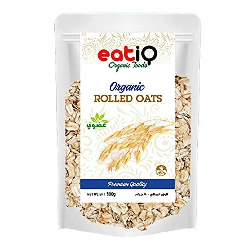 EATIQ ORGANIC ROLLED OATS 500GM