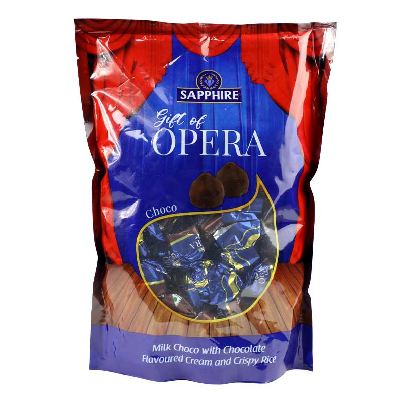 SAPPHIRE OPERA CHOCO SINGLE TWIST BAG 800GM