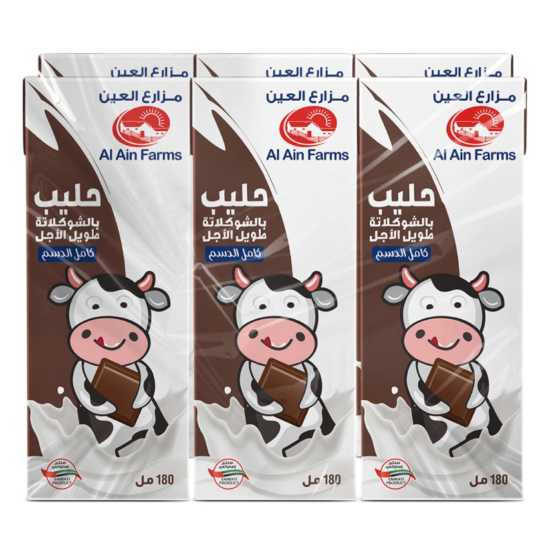 AL AIN UHT CHOCOLATE 6x180ML