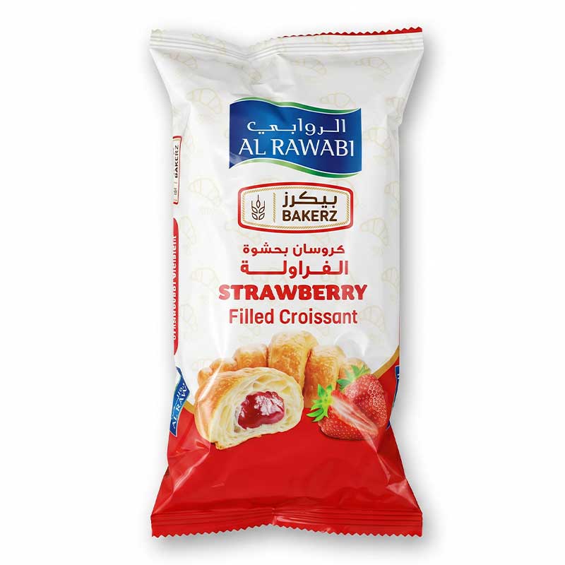 AL RAWABI STRAWBERRY CROISSANT 55GM
