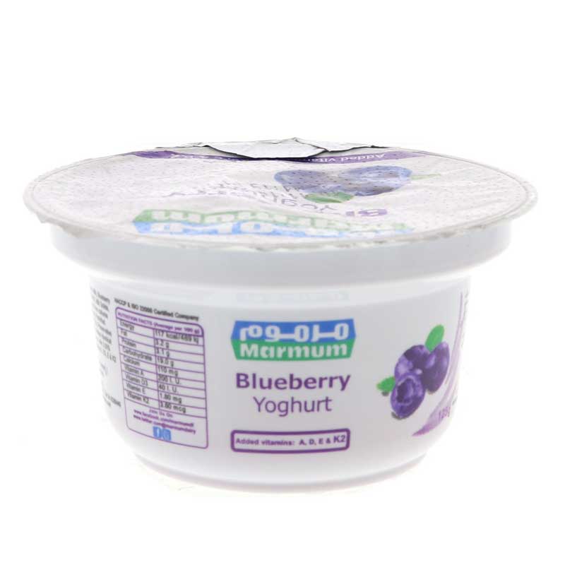 MARMUM BLUEBERRY FRUIT YOGHURT 125GM