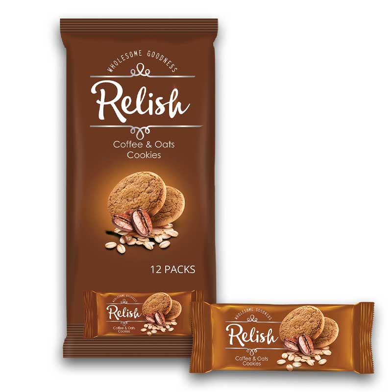 RELISH COFFEE&amp;OATS COOKIES 42GM