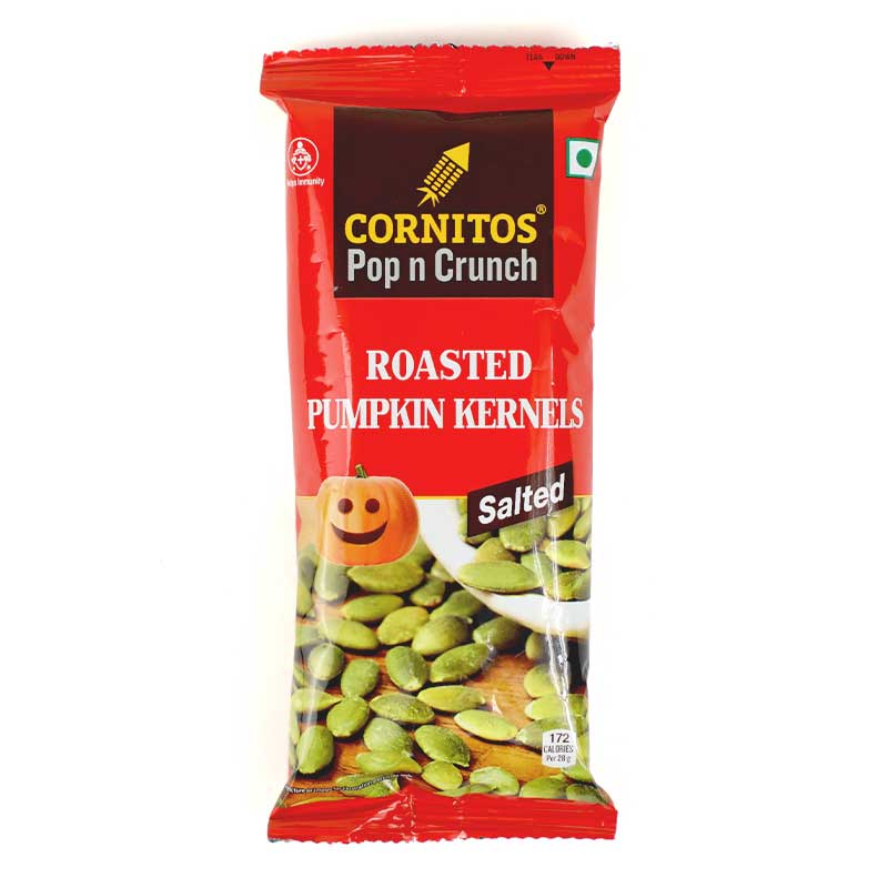 CORNITOS PUMPKIN SEEDS ROASTED SALTED 30GM