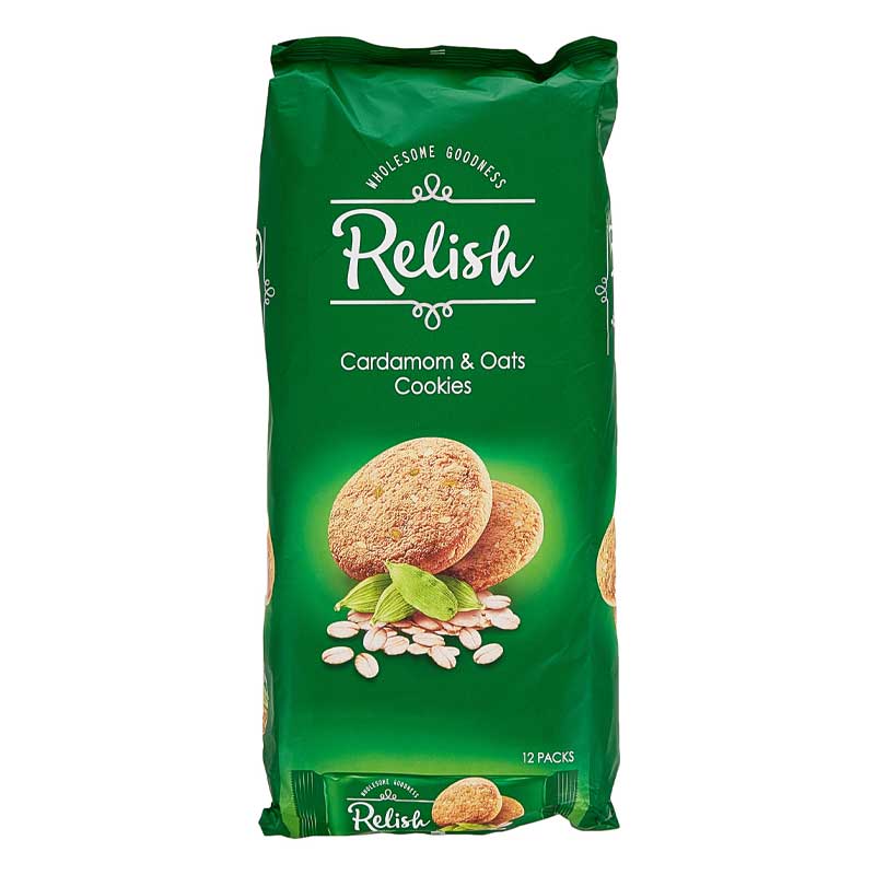 RELISH CARDAMOM&amp;OATS COOKIES 42GM