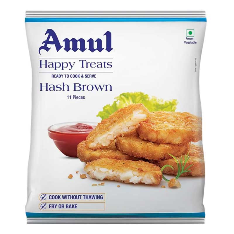 AMUL HAPPY TREATS HASH BROWN 360GM