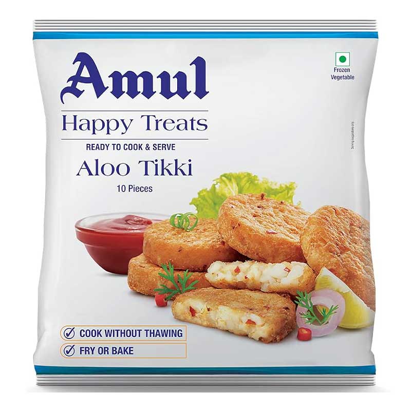 AMUL HAPPY TREATS ALOO TIKKI 400GM