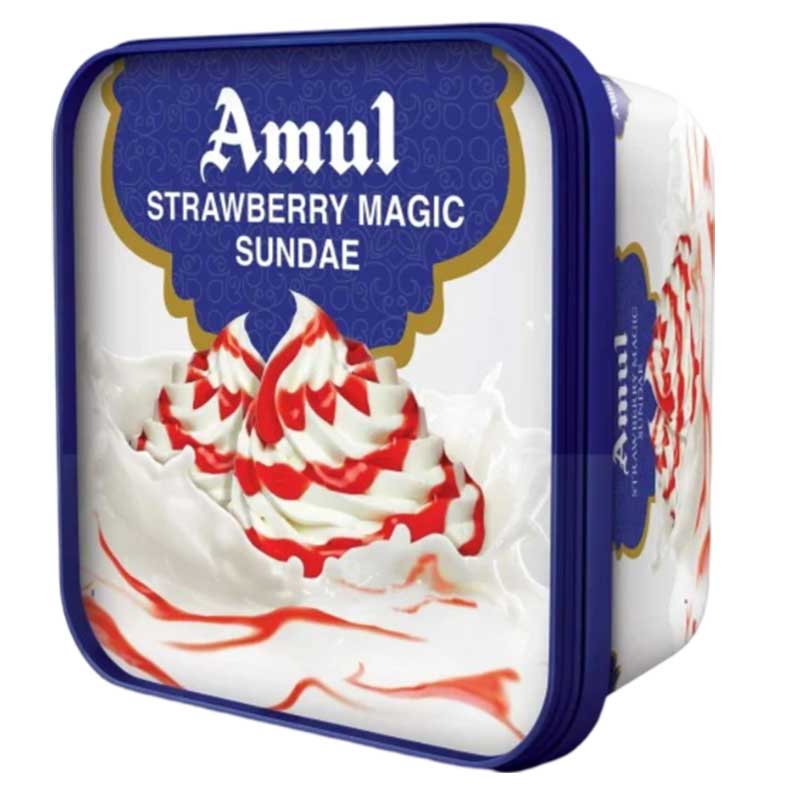 AMUL STRAWBERRY MAGIC 1LTR