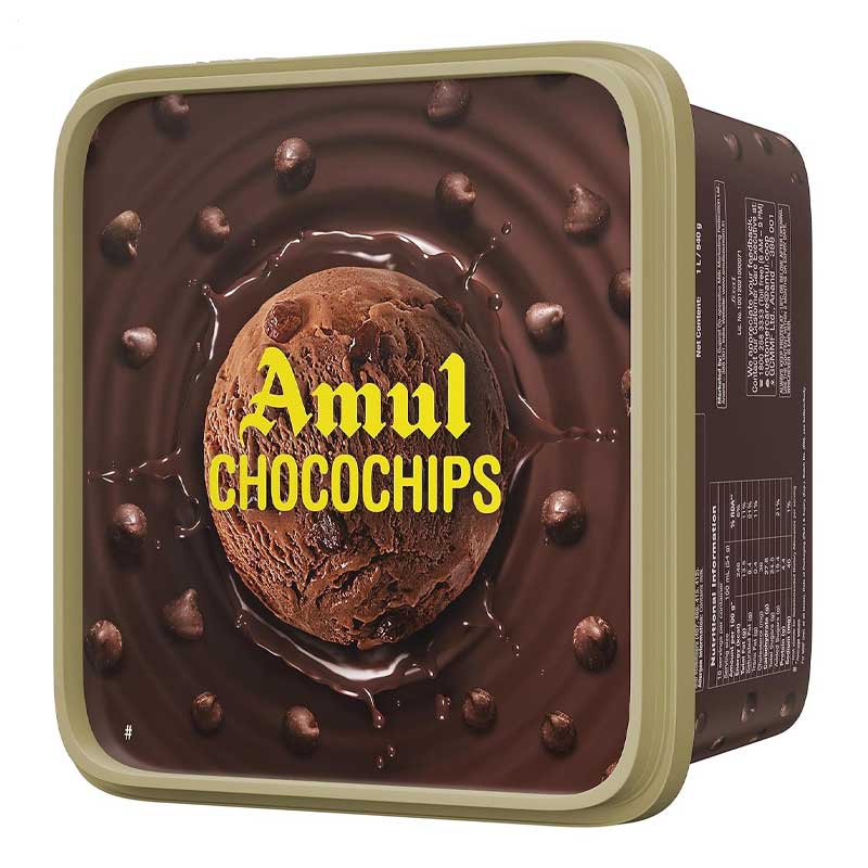 AMUL CHOCO CHIPS 1LTR