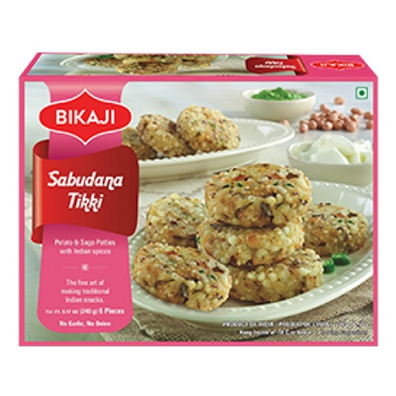 BIKAJI SABUDANA TIKKI 240GM 6PC