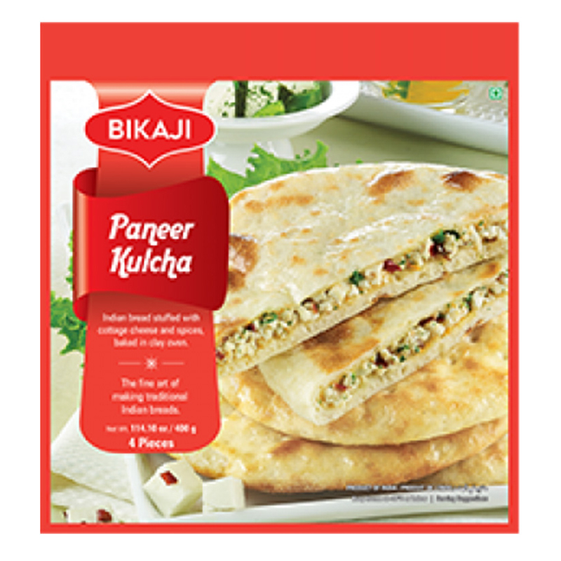 BIKAJI PANEER KULCHA 400GM 4PC