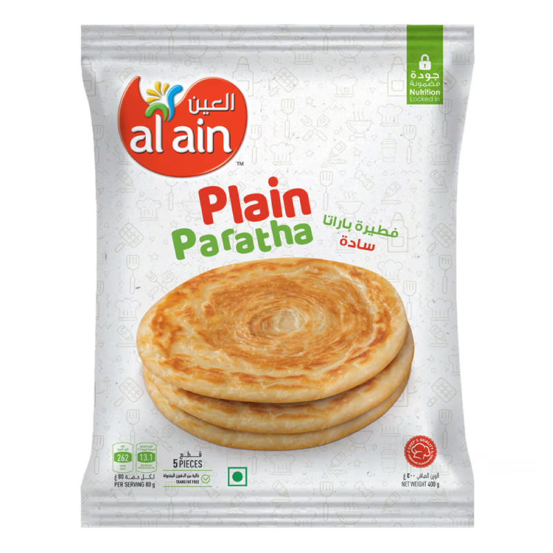 AL AIN FROZEN PLAIN PARATHA  400GM