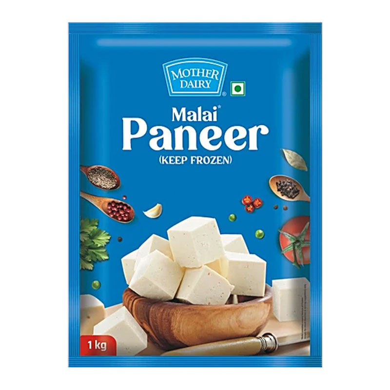 MOTHER DAIRY MALAI PANEER CUBE 1KG