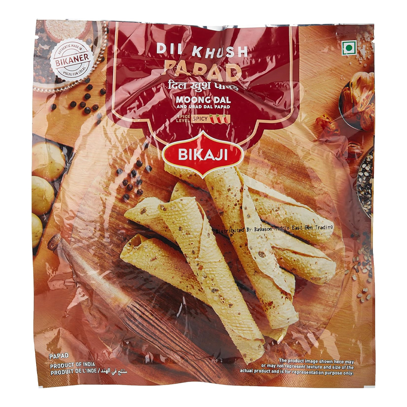 BIKAJI PAPAD DIL KHUS 200GM