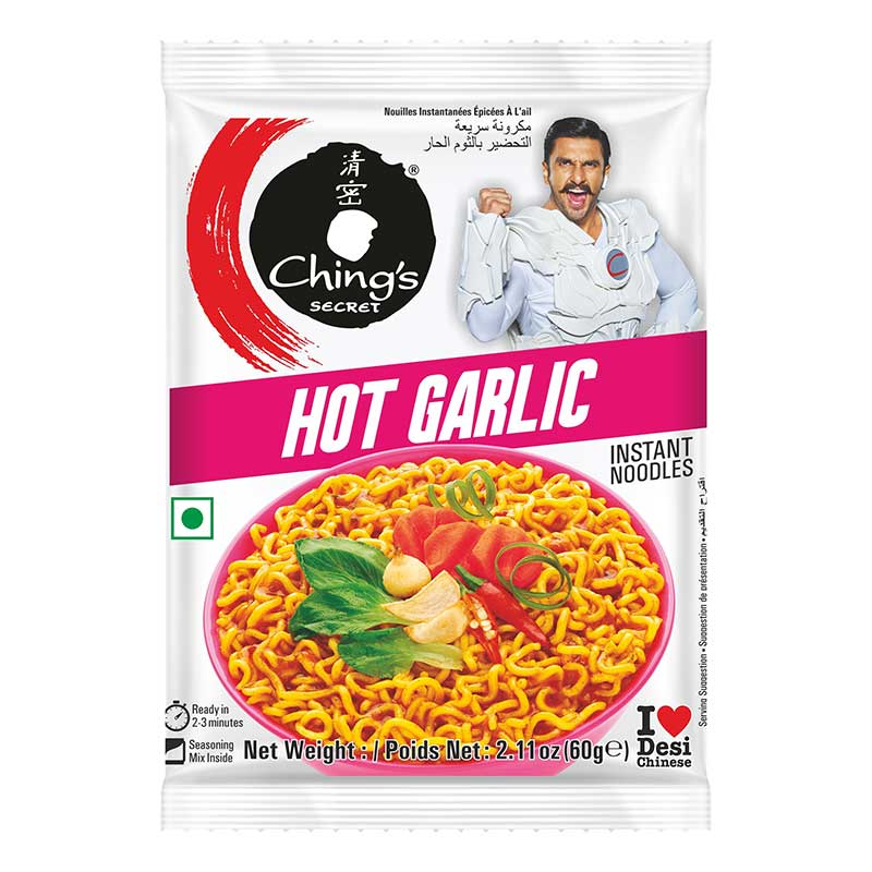 CHINGS HOT GARLIC NOODLES 60GM