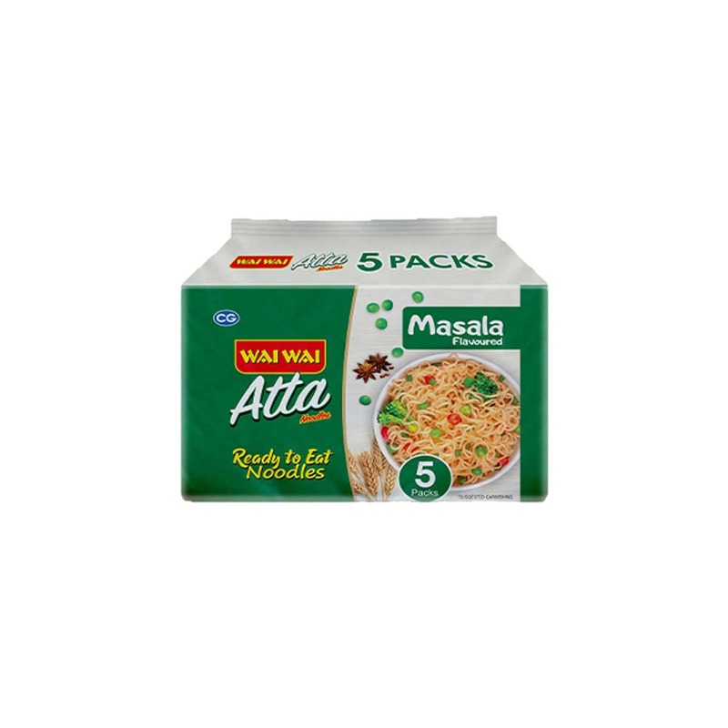 WAI WAI NOODLES VEGETABLE 5X75GM