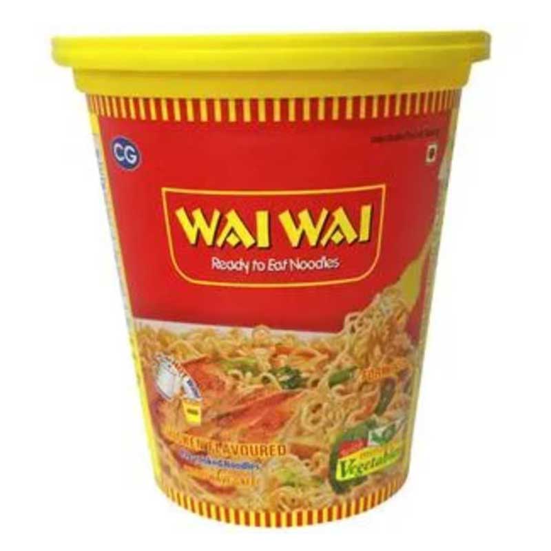 WAI WAI NOODLES CHICKEN CUP 65GM