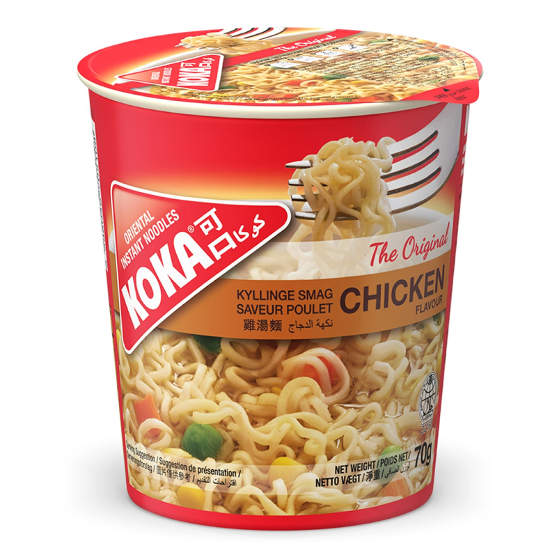 KOKA CUP NOODLES CHICKEN 70GM
