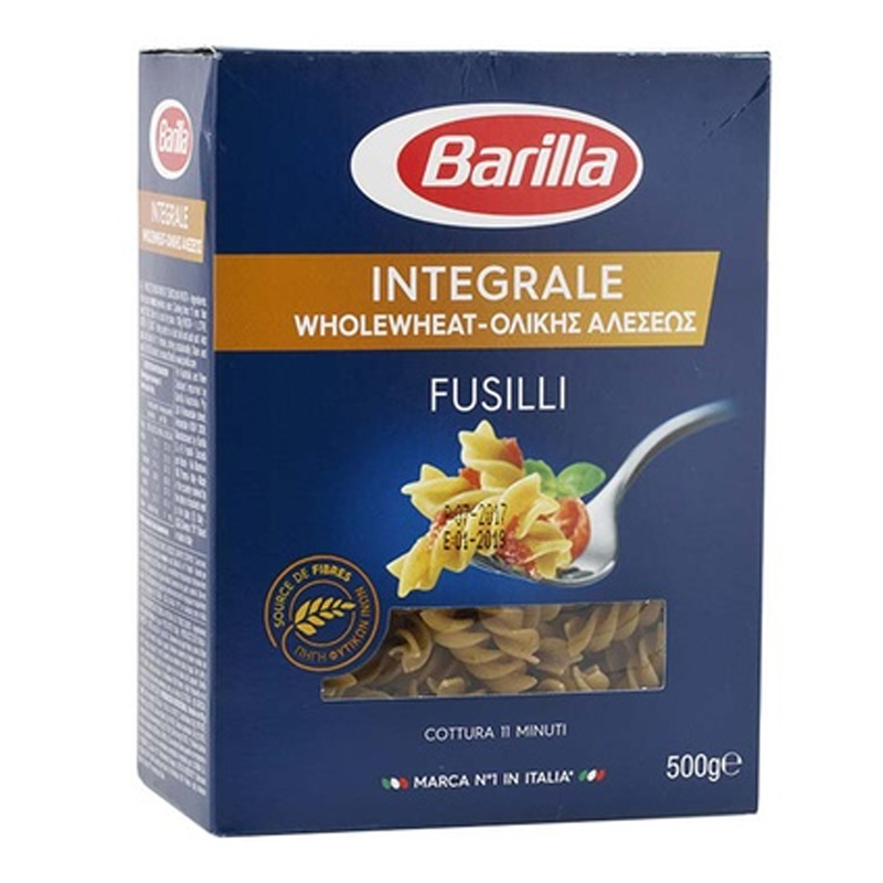 BARILLA INTGRLI FUSILLI 500GM