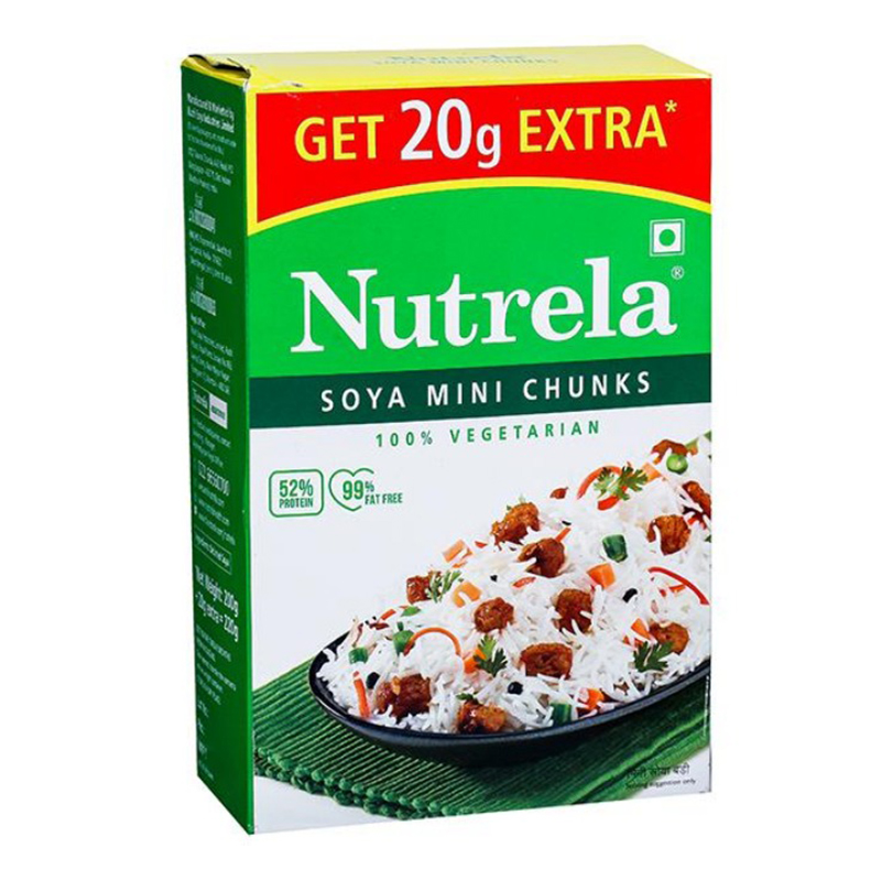 NUTRELA SOYA MINI CHUNKS 220GM