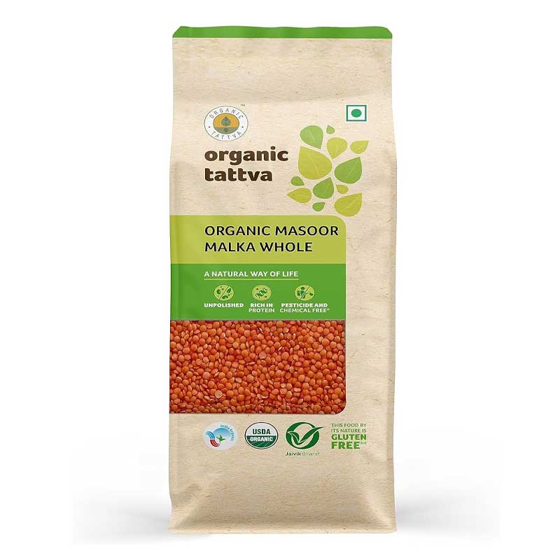 ORGANIC MASOOR MALKA SPLIT 500GM