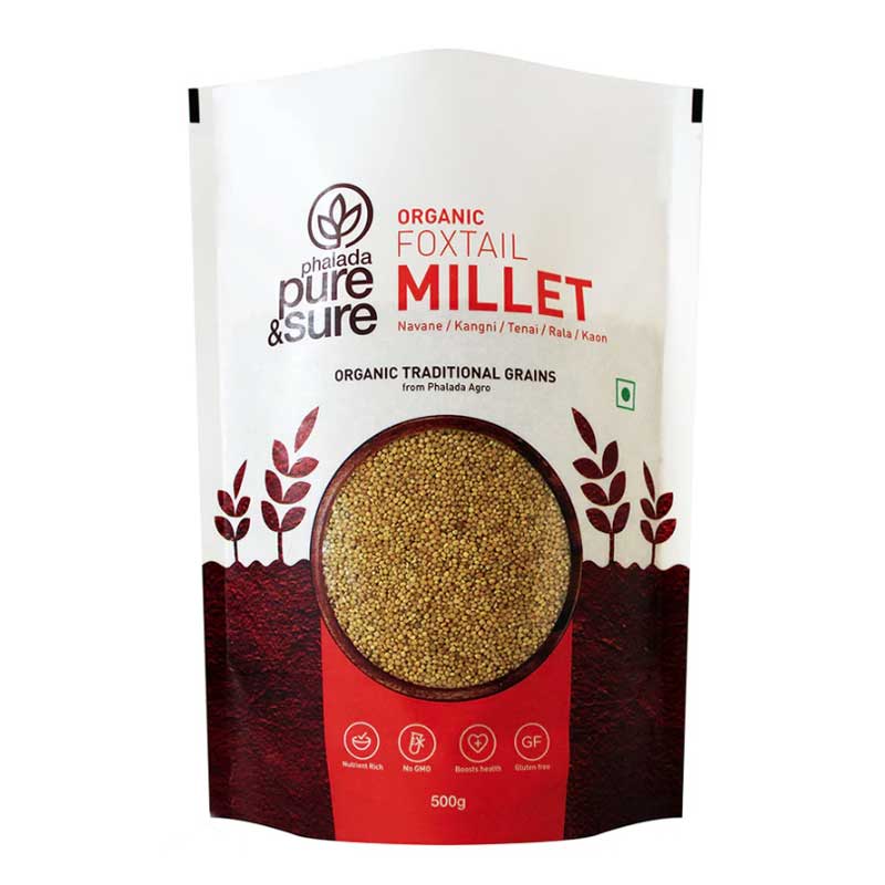 PURE &amp; SURE  ORGANIC FOXTAIL MILLET 500GM
